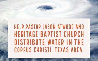 Help Pastor Jason Atwood distribute water